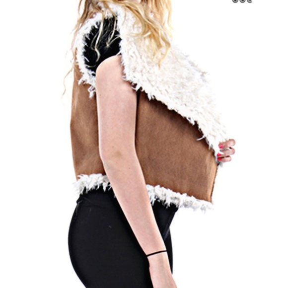 Stylish Faux Suede Vest - Picture 2 of 3